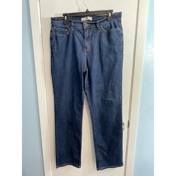 Levi's 512 Jeans Womens Size 34 High Rise Slimming Straight Chore Western - Picture 1 of 6